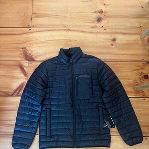 Brand New with Tags Eddie Bauer Black Puffer Jacket with Quilted Design